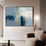 Abstract 1664 Canvas Art 18" x 24" / 45 x 60 cm / Black