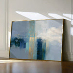 Abstract 1664 Canvas Art 18" x 24" / 45 x 60 cm / Black