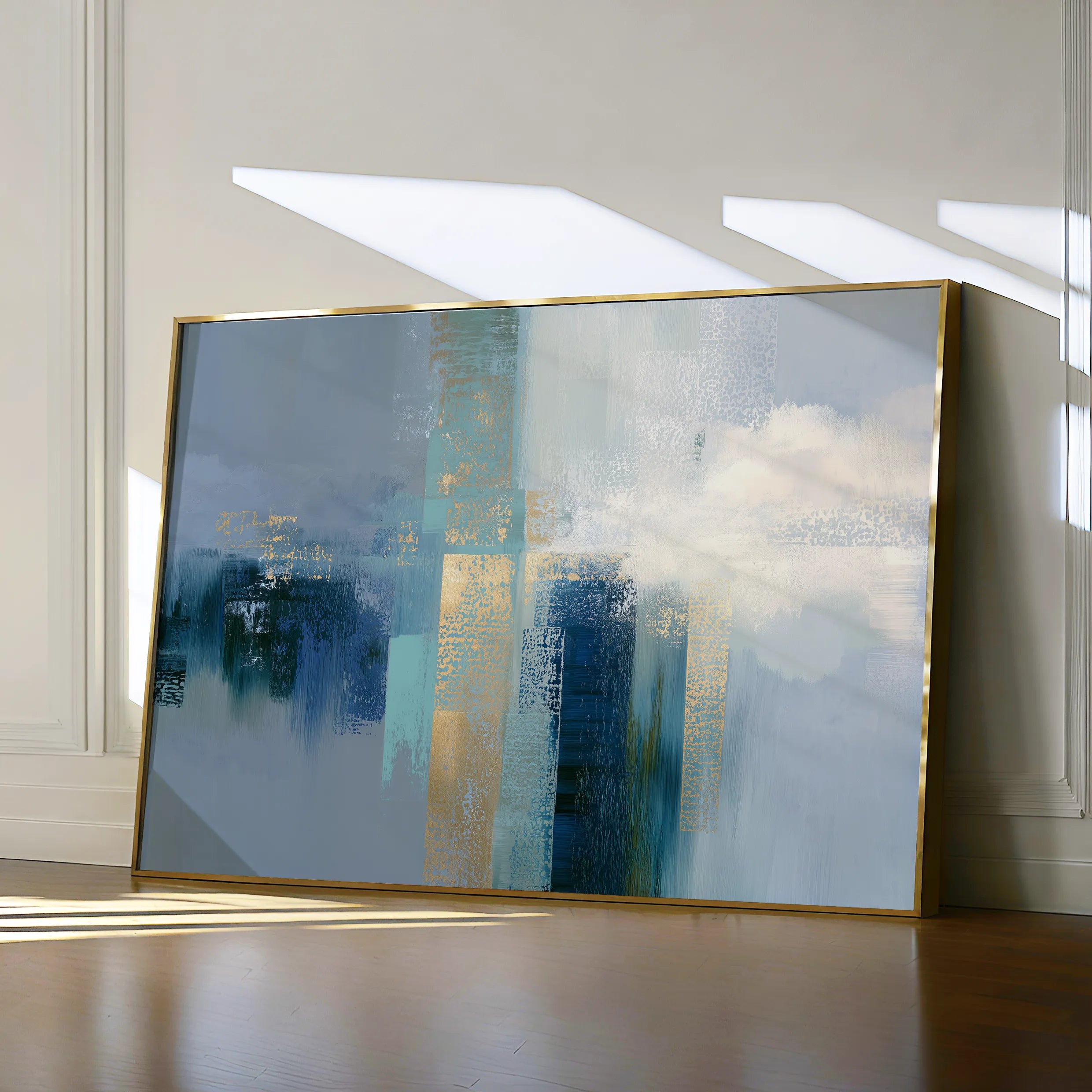 Abstract 1664 Canvas Art 18" x 24" / 45 x 60 cm / Black