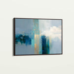 Abstract 1664 Canvas Art 18" x 24" / 45 x 60 cm / Black
