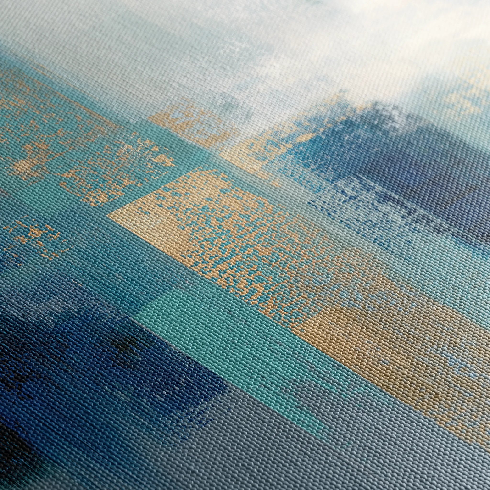 Abstract 1664 Canvas Art 18" x 24" / 45 x 60 cm / Black