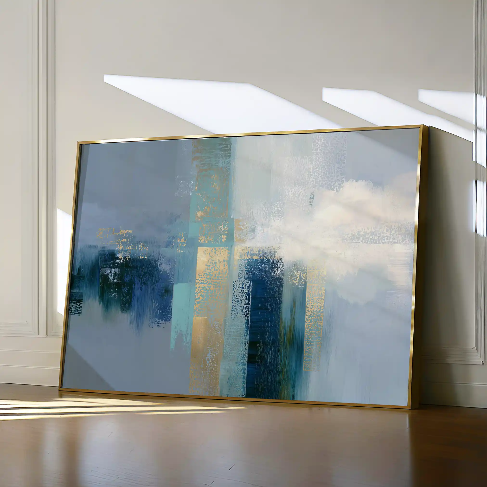 Abstract 1664 Canvas Art 60 x 40 cm / Black