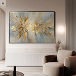 Abstract 1665 Canvas Art 18" x 24" / 45 x 60 cm / Black