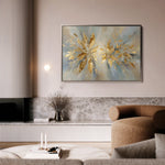 Abstract 1665 Canvas Art 18" x 24" / 45 x 60 cm / Black