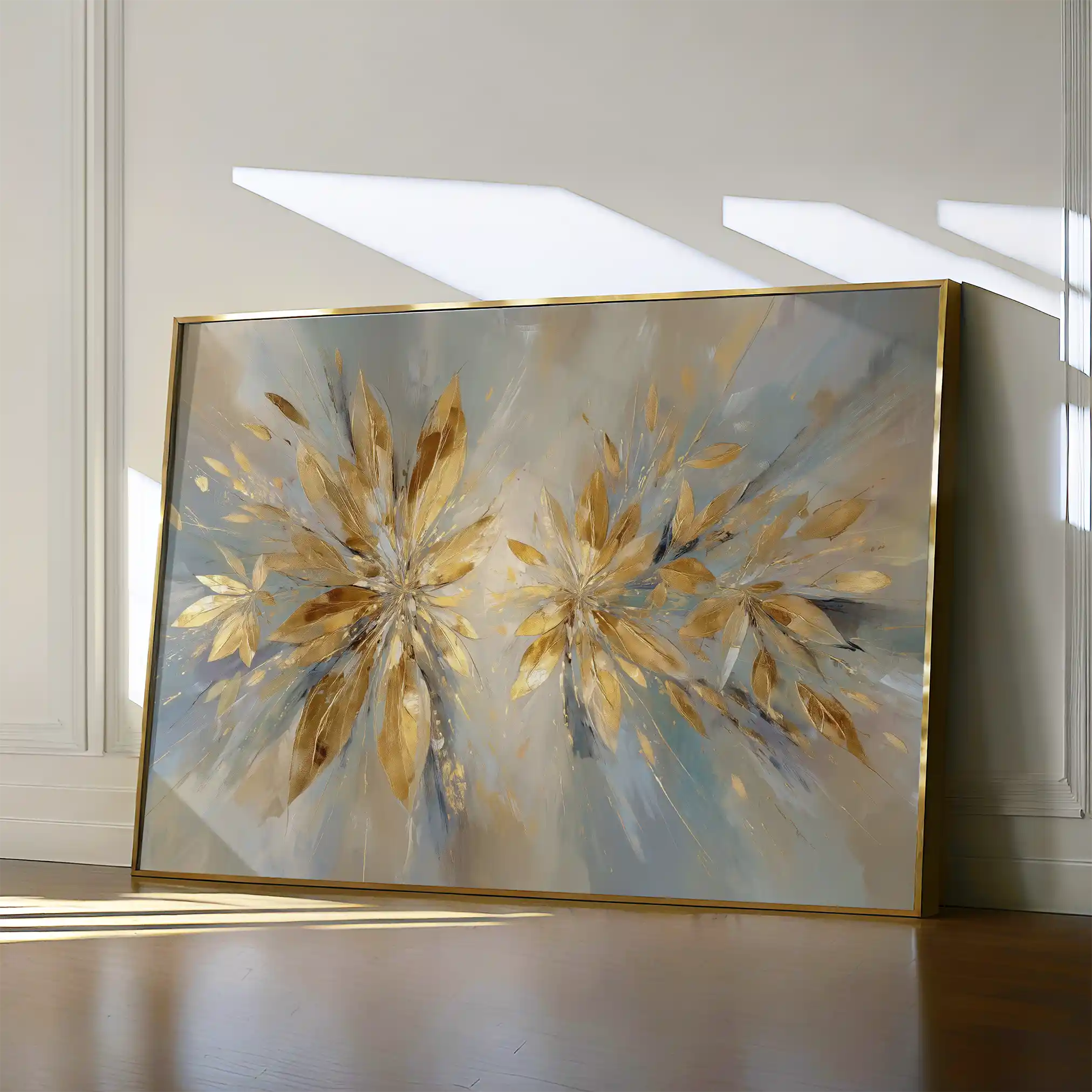 Abstract 1665 Canvas Art 60 x 40 cm / Black