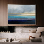Abstract 1666 Canvas Art 18" x 24" / 45 x 60 cm / Black