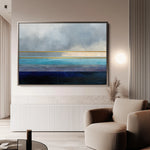 Abstract 1666 Canvas Art 18" x 24" / 45 x 60 cm / Black