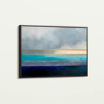 Abstract 1666 Canvas Art 18" x 24" / 45 x 60 cm / Black