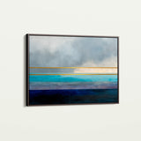 Abstract 1666 Canvas Art 18" x 24" / 45 x 60 cm / Black