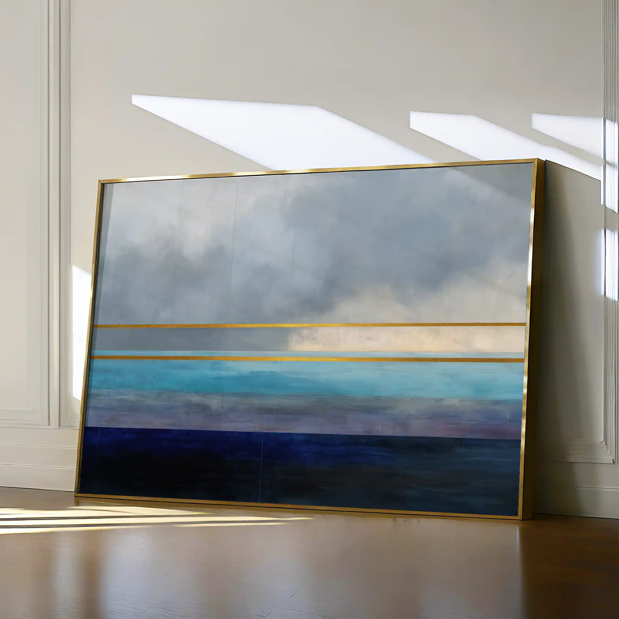 Abstract 1666 Canvas Art 60 x 40 cm / Black