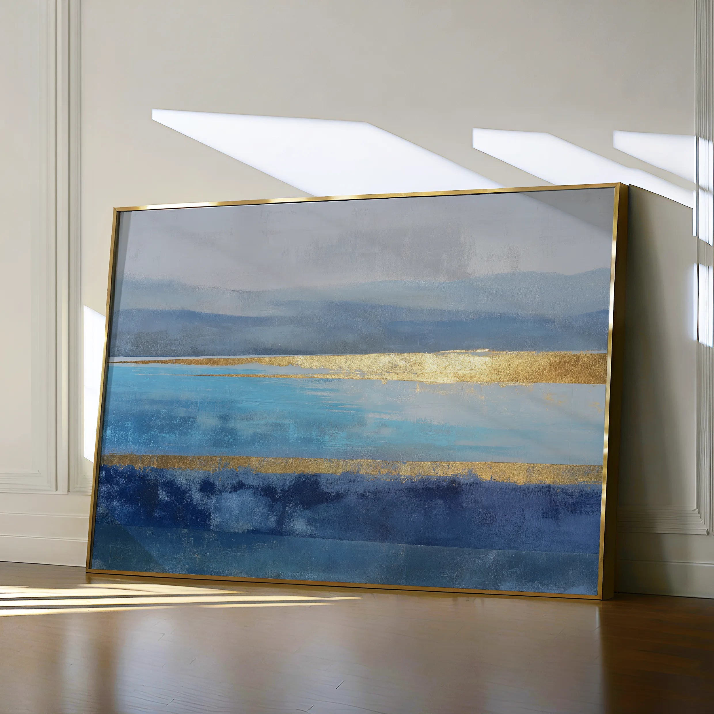 Abstract 1667 Canvas Art 18" x 24" / 45 x 60 cm / Black