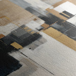 Abstract 1668 Canvas Art 18" x 24" / 45 x 60 cm / Black