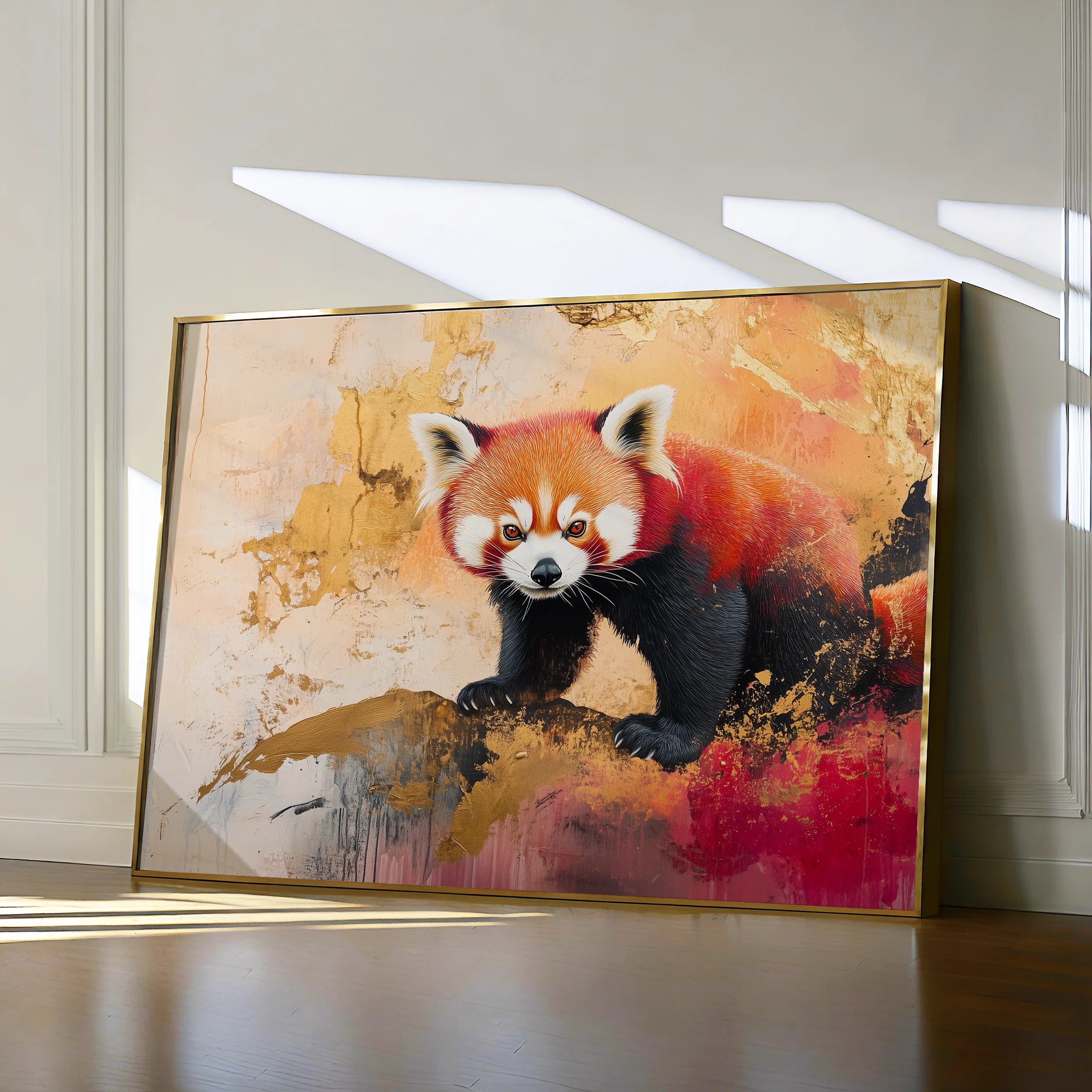 Animals 167 Canvas Art 18" x 24" / 45 x 60 cm / Black