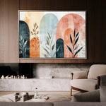 Boho 167 Canvas Art 18" x 24" / 45 x 60 cm / Black