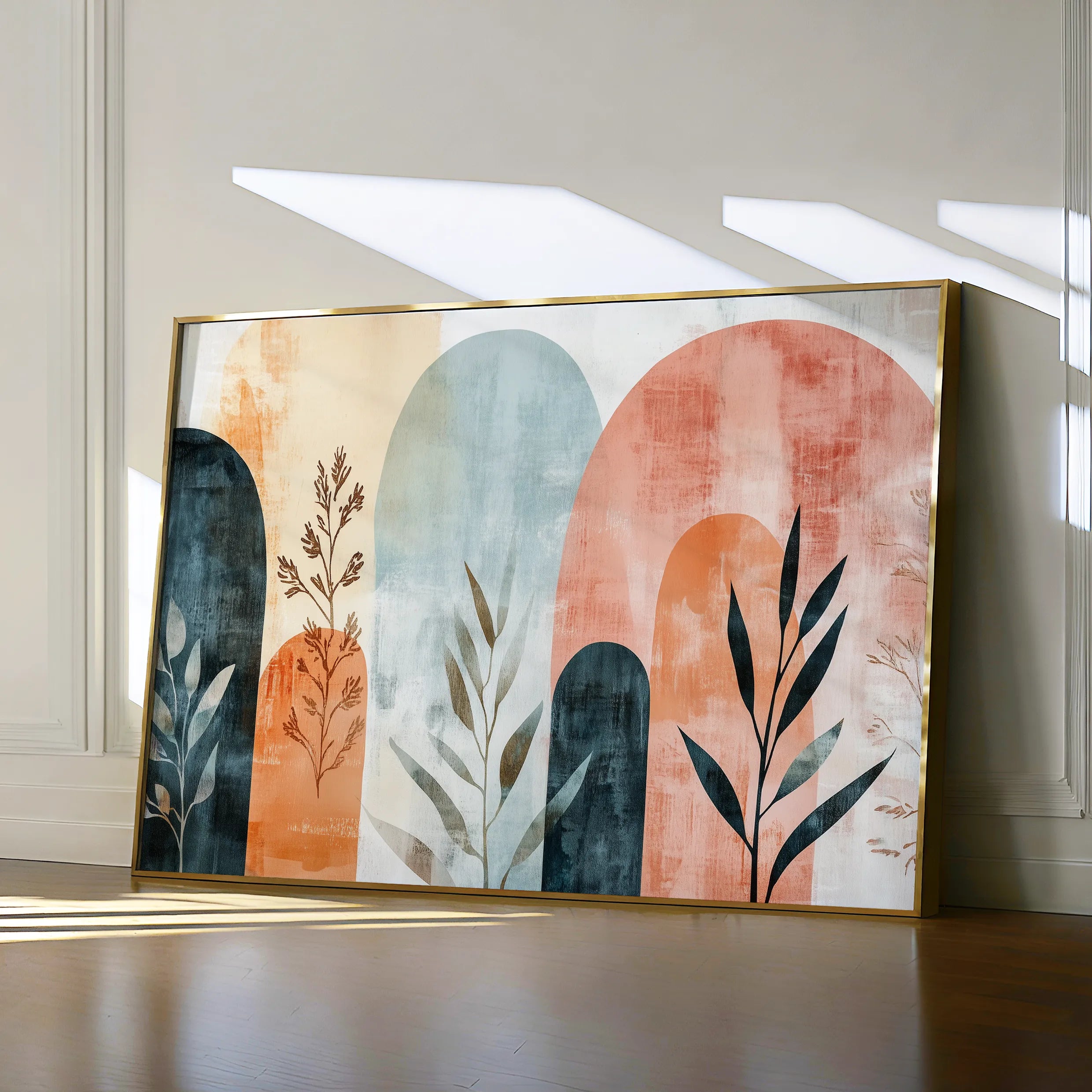 Boho 167 Canvas Art 18" x 24" / 45 x 60 cm / Black