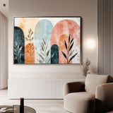 Boho 167 Canvas Art 18" x 24" / 45 x 60 cm / Black