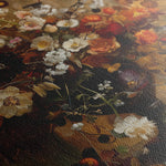 Floral 167 Canvas Art 18" x 24" / 45 x 60 cm / Black