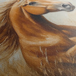 Horses 167 Canvas Art 18" x 24" / 45 x 60 cm / Black