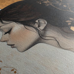 Portrait 167 Canvas Art 18" x 24" / 45 x 60 cm / Black