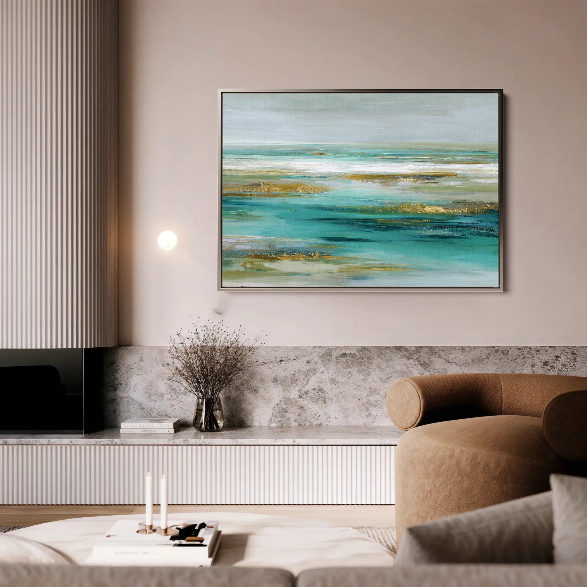 Abstract 1670 Canvas Art 18" x 24" / 45 x 60 cm / Black