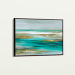 Abstract 1670 Canvas Art 18" x 24" / 45 x 60 cm / Black