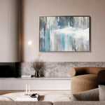 Abstract 1671 Canvas Art 18" x 24" / 45 x 60 cm / Black