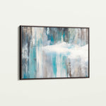 Abstract 1671 Canvas Art 18" x 24" / 45 x 60 cm / Black