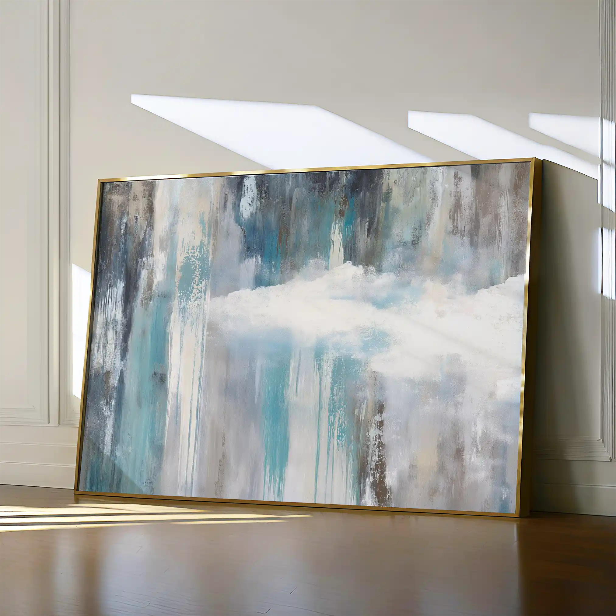 Abstract 1671 Canvas Art 60 x 40 cm / Black