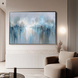 Abstract 1672 Canvas Art 18" x 24" / 45 x 60 cm / Black