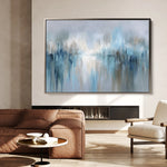 Abstract 1672 Canvas Art 18" x 24" / 45 x 60 cm / Black