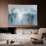 Abstract 1672 Canvas Art 18" x 24" / 45 x 60 cm / Black