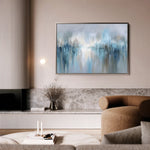 Abstract 1672 Canvas Art 18" x 24" / 45 x 60 cm / Black