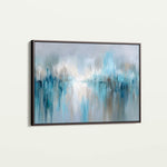 Abstract 1672 Canvas Art 18" x 24" / 45 x 60 cm / Black
