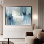 Abstract 1673 Canvas Art 18" x 24" / 45 x 60 cm / Black