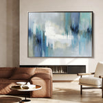 Abstract 1673 Canvas Art 18" x 24" / 45 x 60 cm / Black