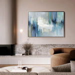 Abstract 1673 Canvas Art 18" x 24" / 45 x 60 cm / Black