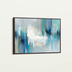 Abstract 1673 Canvas Art 18" x 24" / 45 x 60 cm / Black