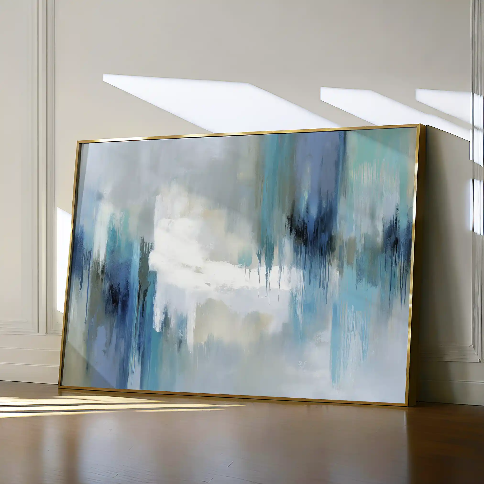 Abstract 1673 Canvas Art 60 x 40 cm / Black