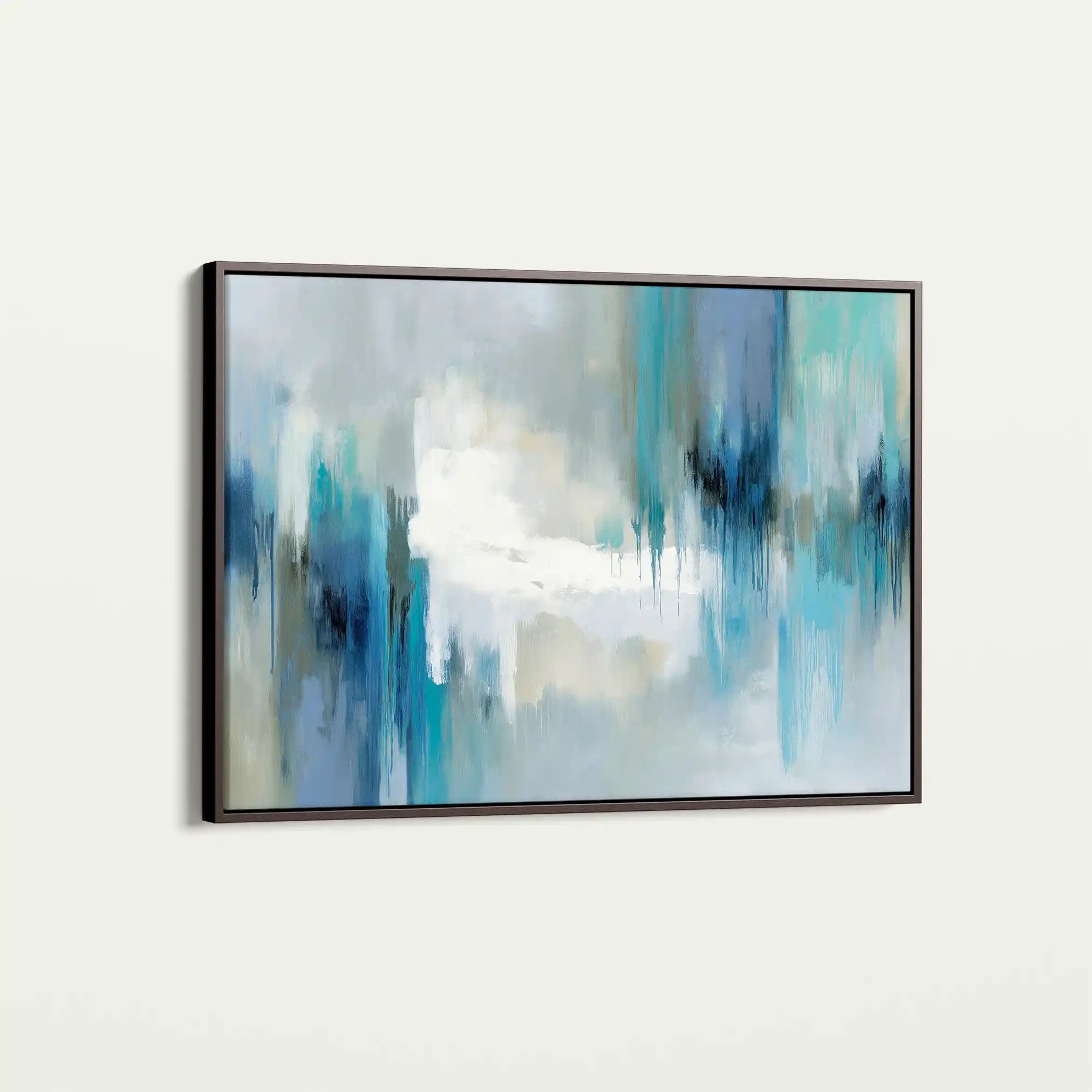 Abstract 1673 Canvas Art 60 x 40 cm / Black