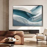 Abstract 1674 Canvas Art 18" x 24" / 45 x 60 cm / Black