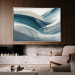 Abstract 1674 Canvas Art 18" x 24" / 45 x 60 cm / Black