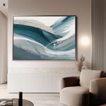 Abstract 1674 Canvas Art 18" x 24" / 45 x 60 cm / Black