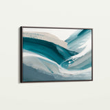 Abstract 1674 Canvas Art 18" x 24" / 45 x 60 cm / Black