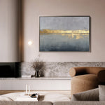 Abstract 1675 Canvas Art 18" x 24" / 45 x 60 cm / Black