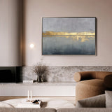 Abstract 1675 Canvas Art 18" x 24" / 45 x 60 cm / Black