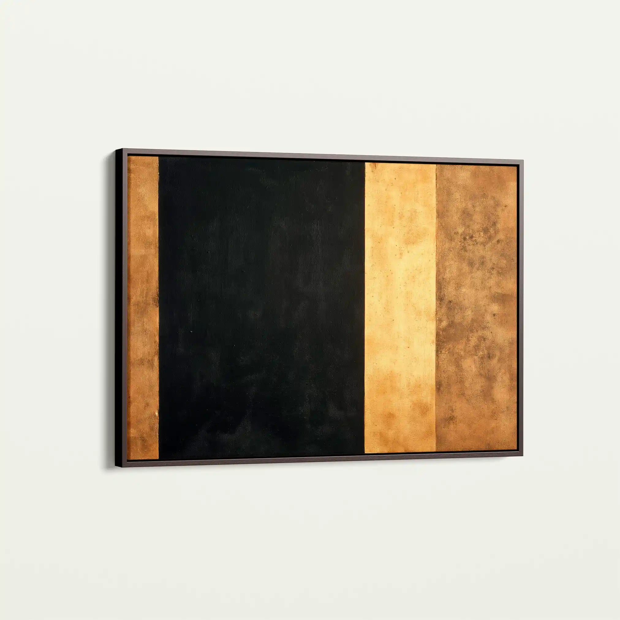 Abstract 1676 Canvas Art 60 x 40 cm / Black