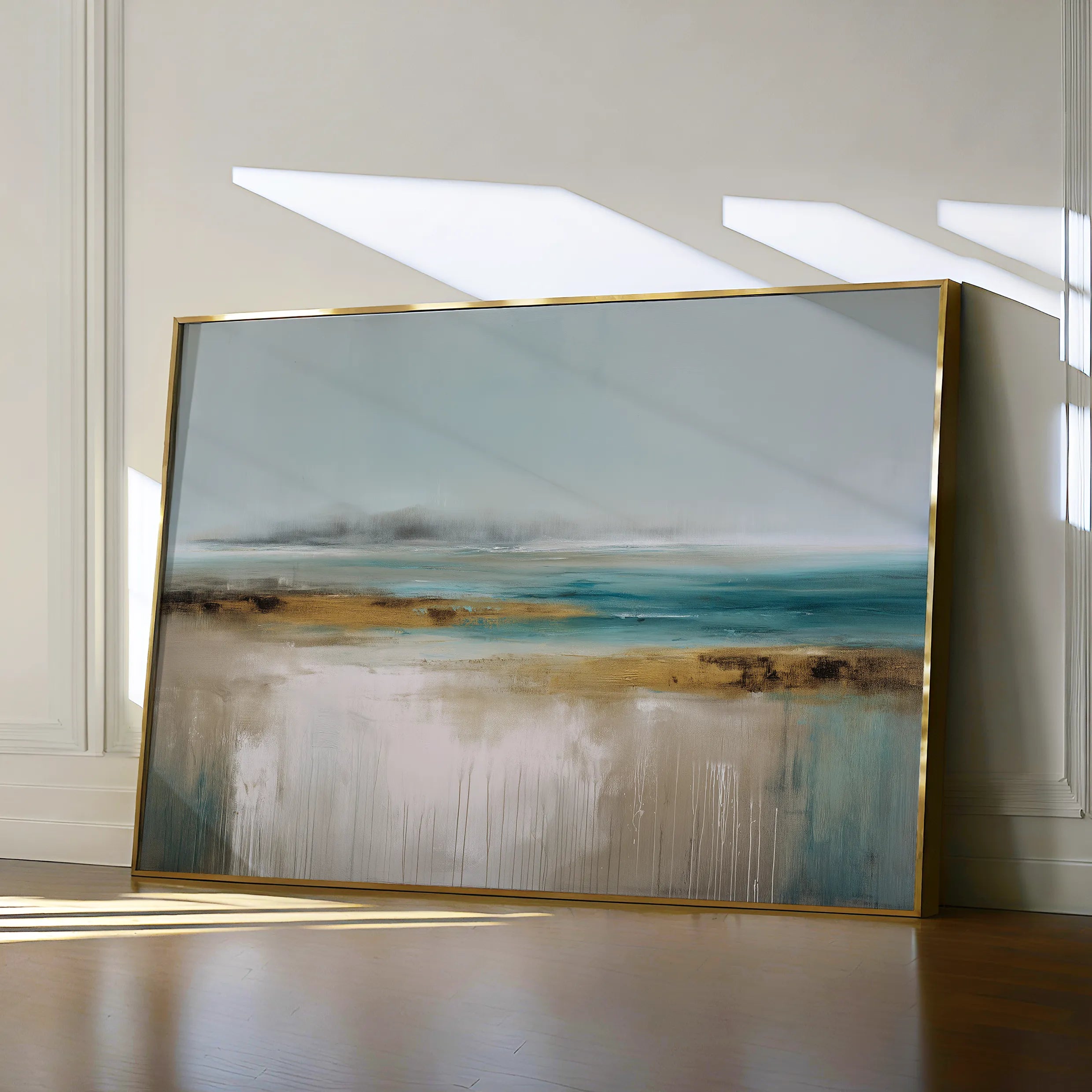 Abstract 1677 Canvas Art 18" x 24" / 45 x 60 cm / Black