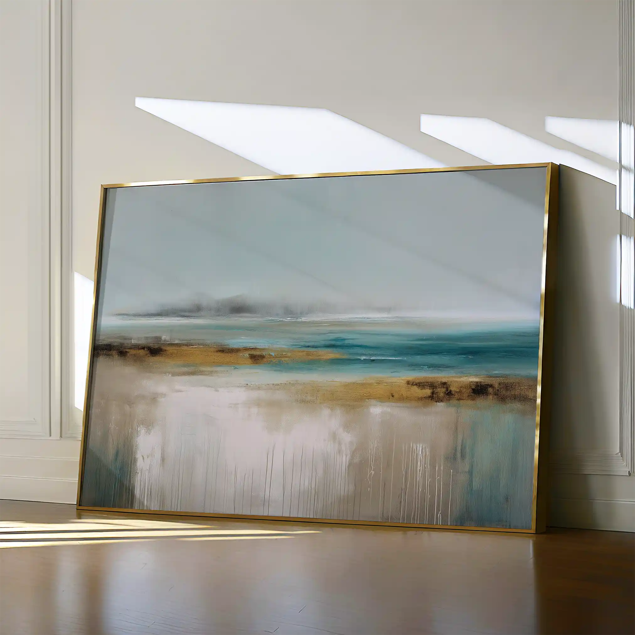 Abstract 1677 Canvas Art 60 x 40 cm / Black