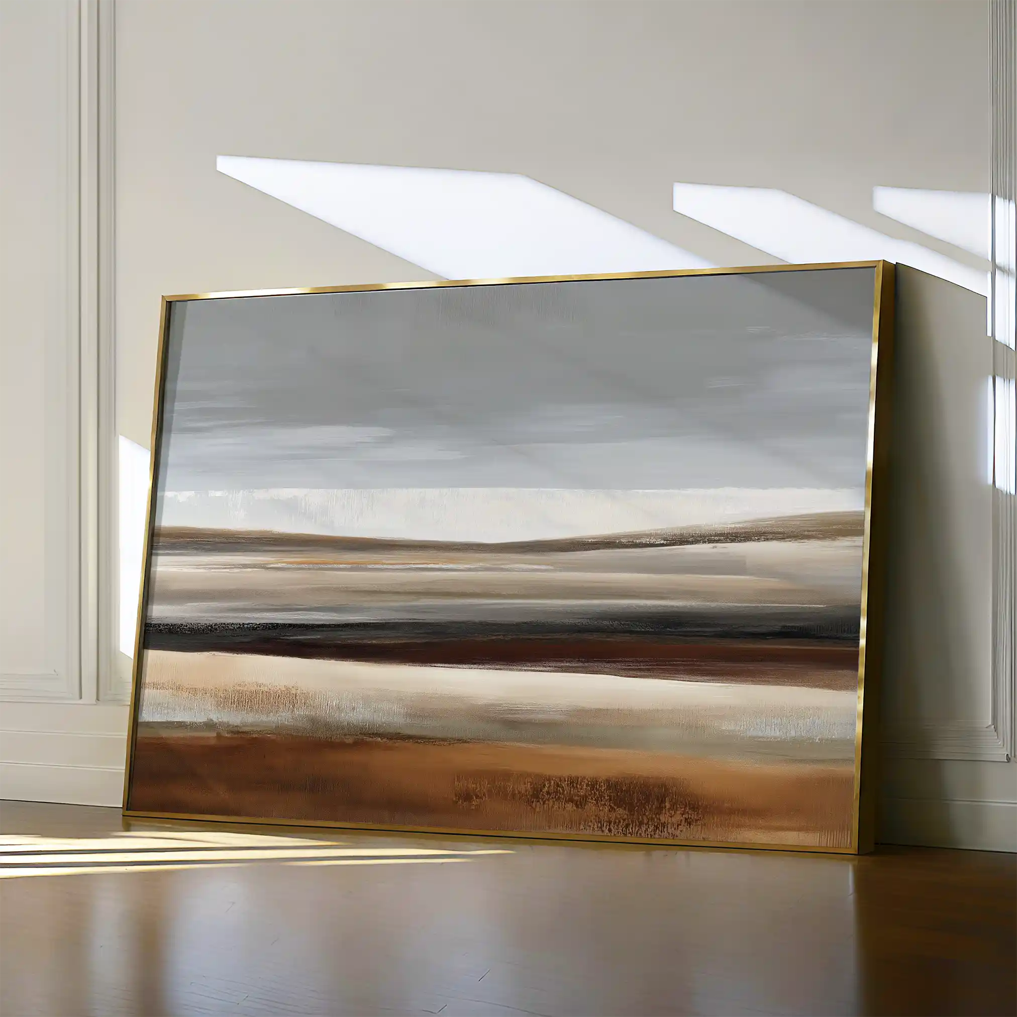 Abstract 1678 Canvas Art 18" x 24" / 45 x 60 cm / Black