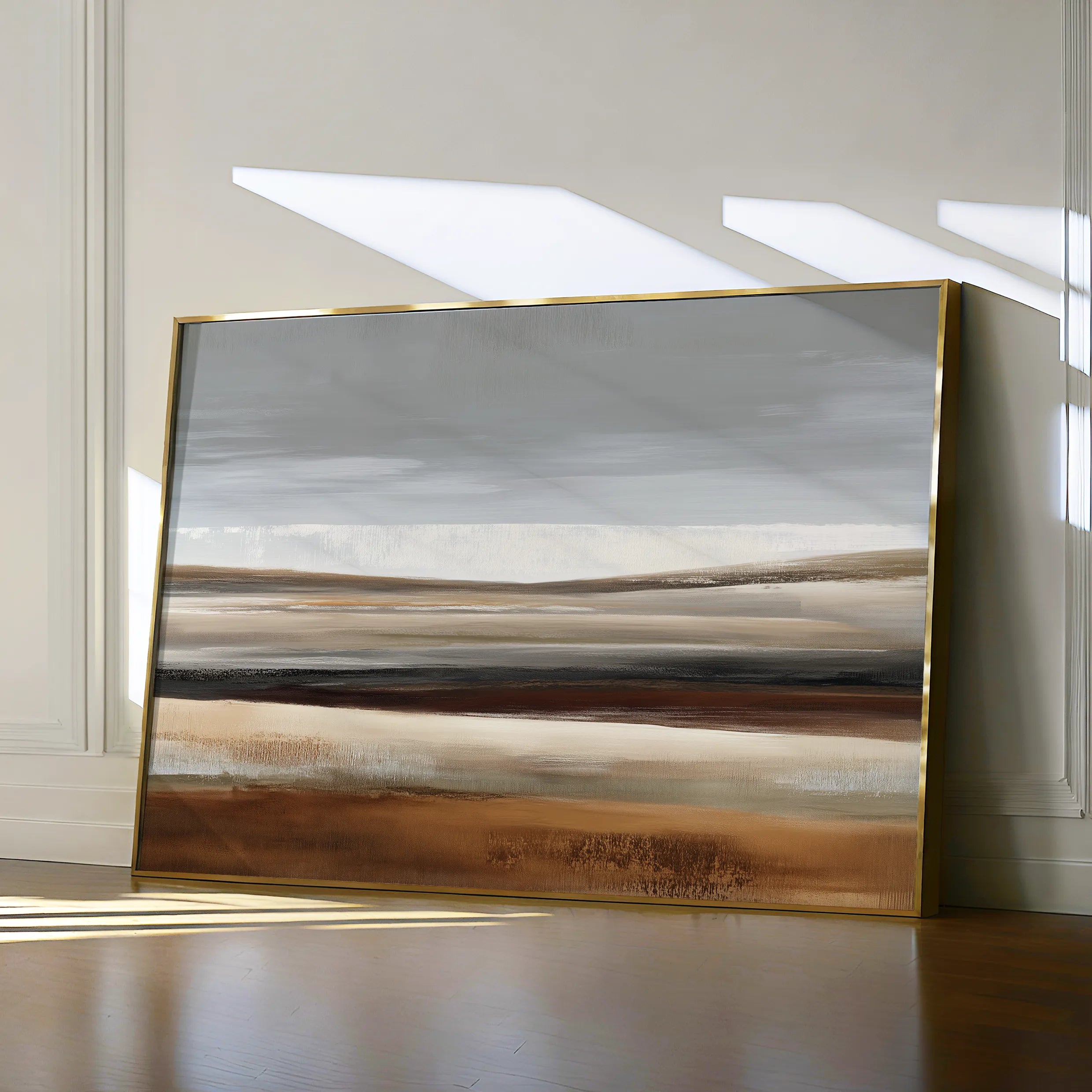 Abstract 1678 Canvas Art 18" x 24" / 45 x 60 cm / Black